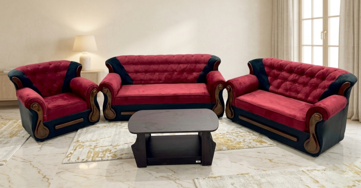 ONR 3+2+1 KINGSTON FABRIC SOFA SET